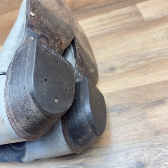 Tony Lama 8056 Mens size 9.5D Boots Black Label Blue Leather Cowboy Western - Picture 8 of 10